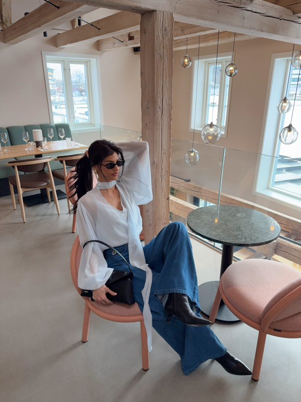 Zurina Blouse - Blue Finch  - Image 5