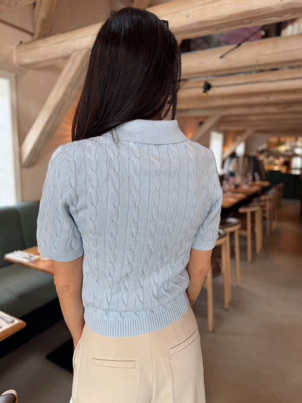 Thilla Polo Pullover - Blue Finch - Image 6