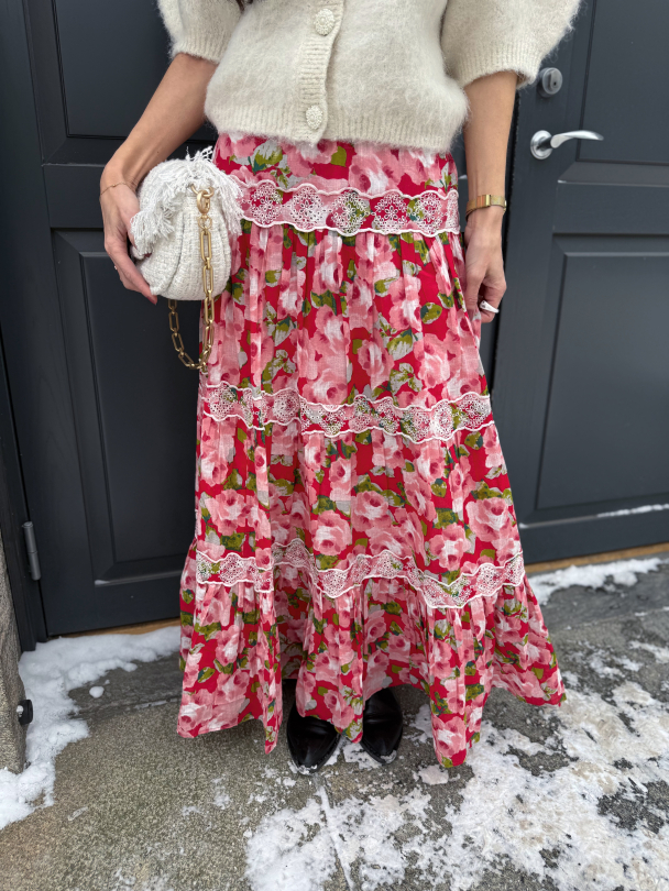 Cotton Slub Skirt - Romance   - Image 1