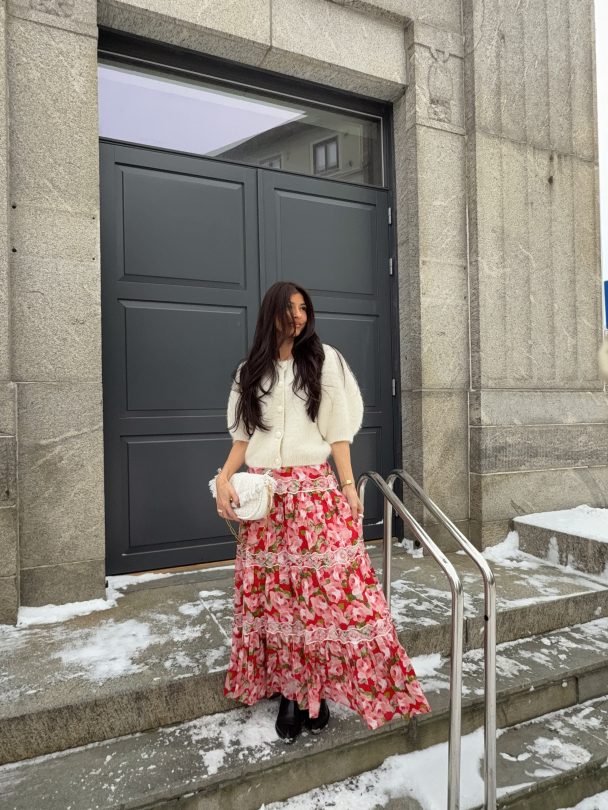 Cotton Slub Skirt - Romance   - Image 4