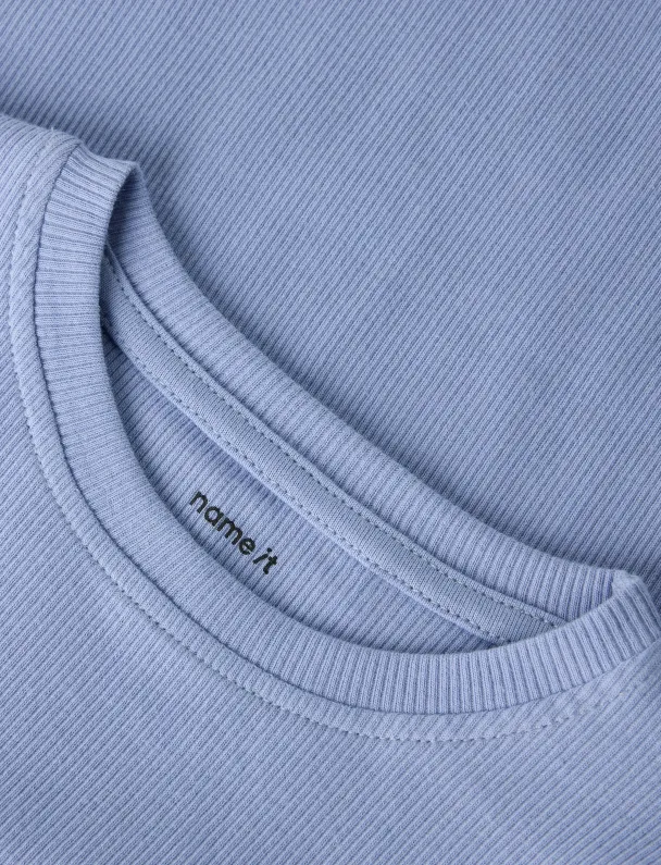 NMFDilia langermet t-shirt, blå - Image 3