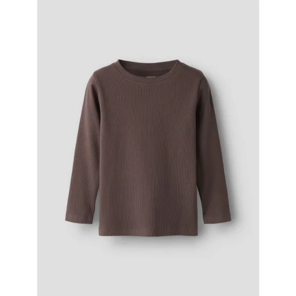 NMFDilia langermet t-shirt, brun - Image 2