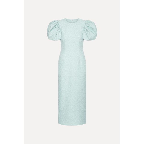 Jacquard Midi Puffy Dress - Plein Air