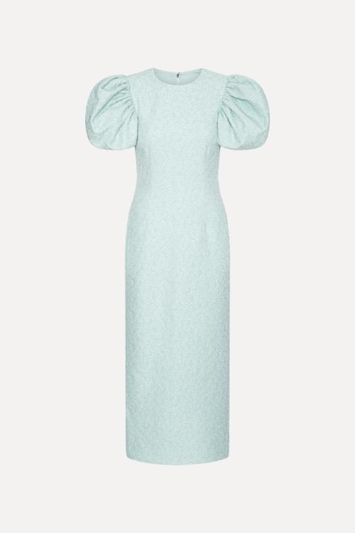 Jacquard Midi Puffy Dress - Plein Air