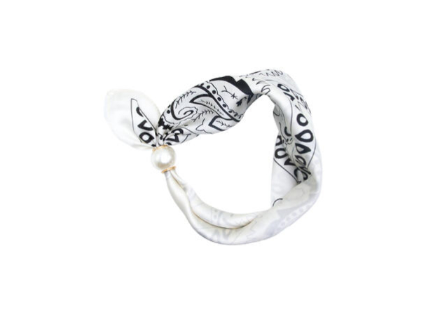 Skjerf m/magnet Svart/hvit 773601 - Image 1