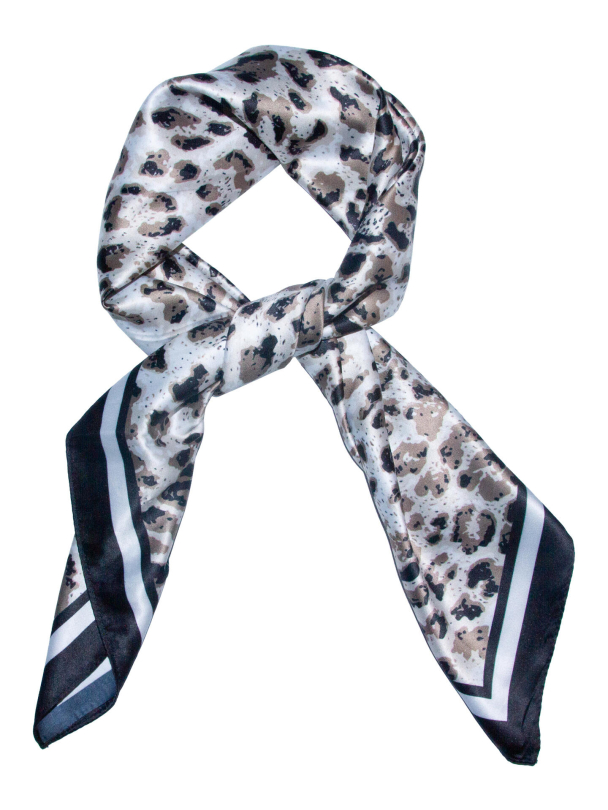 Skjerf Firkantet Dyreprint Svart 141795 - Image 1