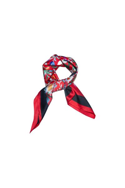 Skjerf Firkantet "Bunadslook" Rød 773145