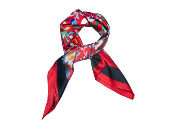 Skjerf Firkantet "Bunadslook" Rød 773145 - Image 1