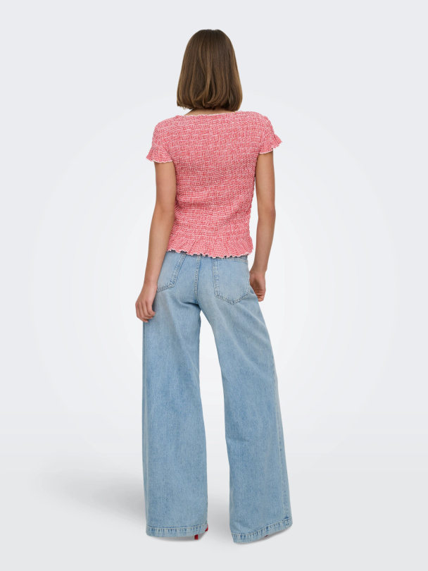 ONLCELLE CAP SMOCK BOATNECK TOP JRS - Image 2