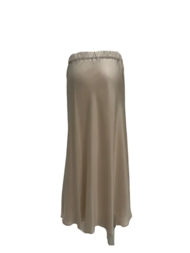 Amuse Margit silkeskjørt, Canvas - Image 2