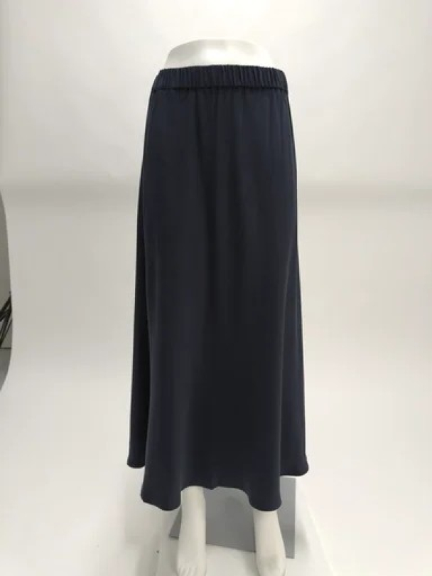 Amuse Margit silkeskjørt, Black