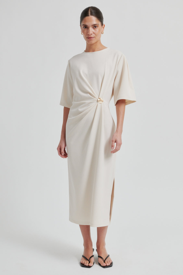 Liana Dress - Soft Beige  - Image 2
