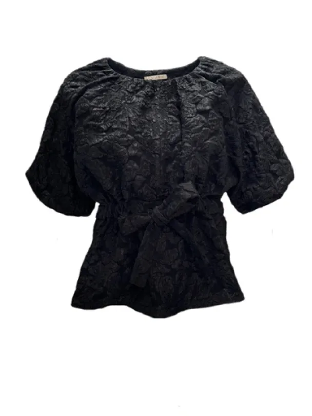 Amuse Henriette bluse, Black - Image 2