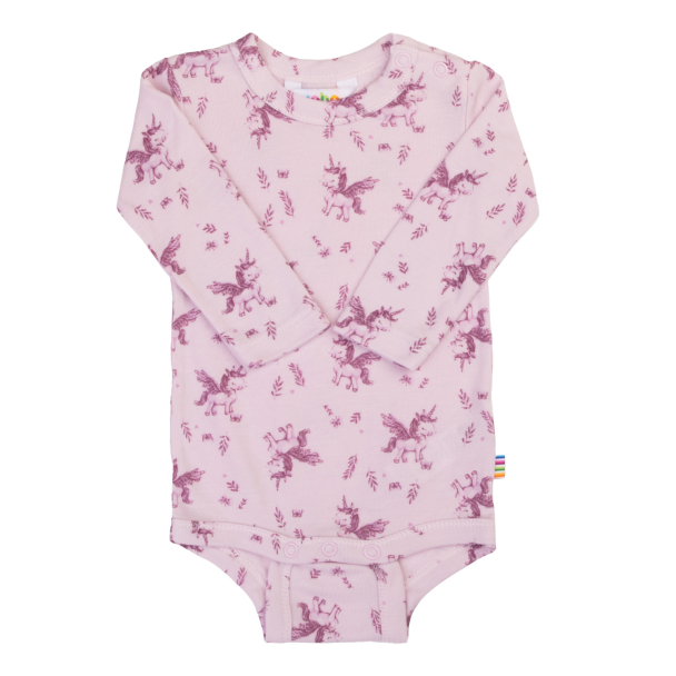 Body Bambus Unicorn - Rosa
