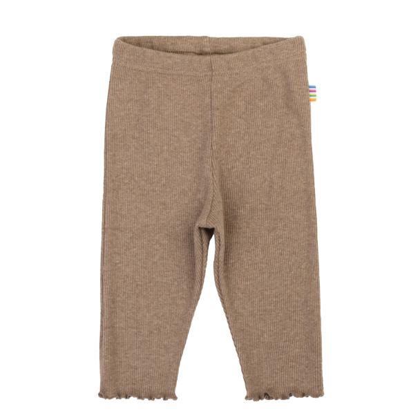 Leggings Rib - Mørk Beige