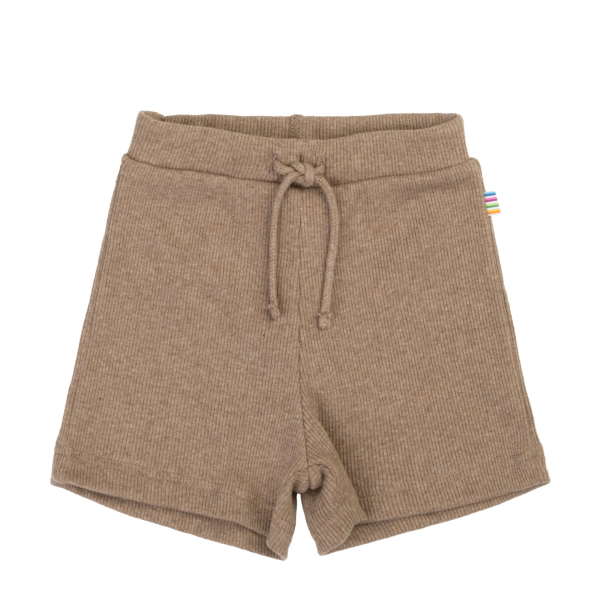 Shorts Rib - Mørk Beige