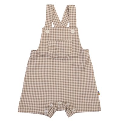 Summer Overall Mini Check - Lys brun