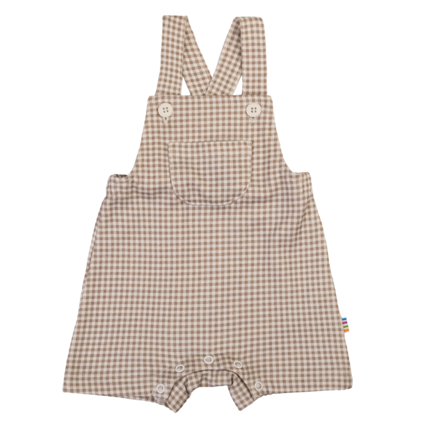 Summer Overall Mini Check - Lys brun