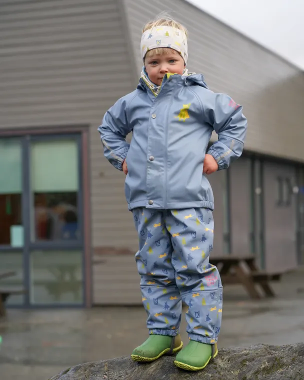 Regnsett Plask - Mjuk Blå - Image 4