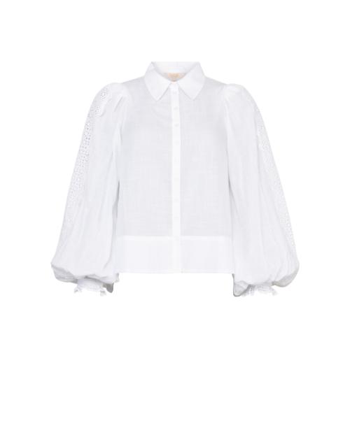 Cotton Slub Shirt - White 