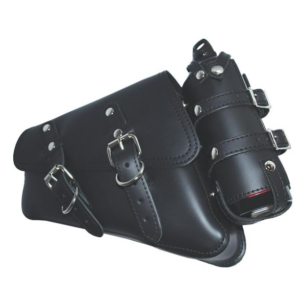 Left Side Bag. Fuel Bottle.