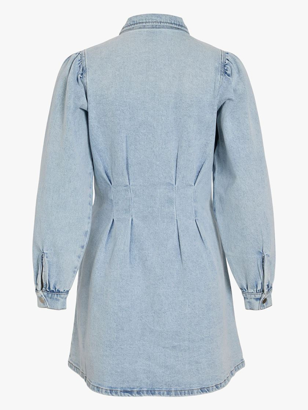 VISol denimkjole, blå - Image 3