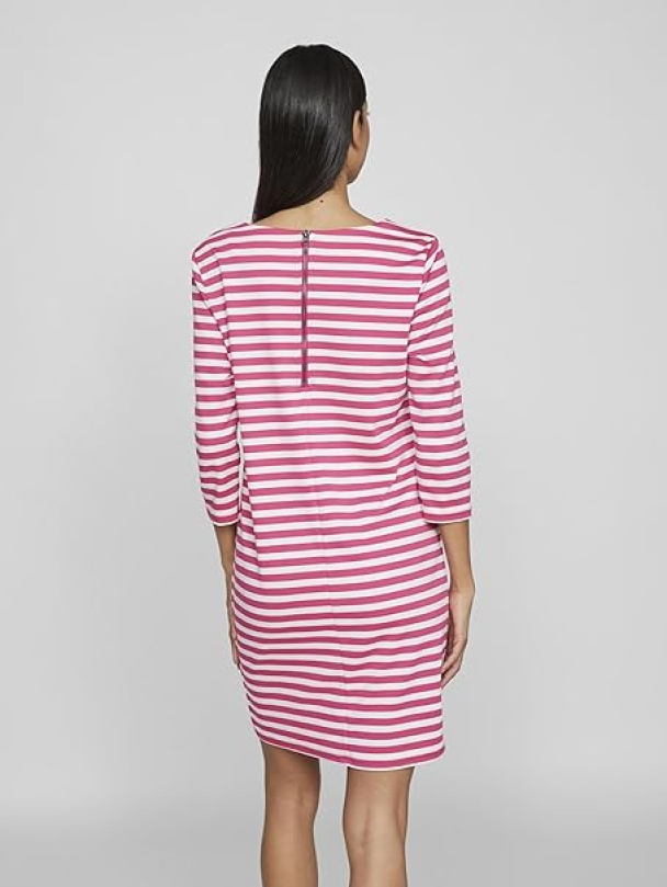 VINinny O-neck dress, rosa - Image 3