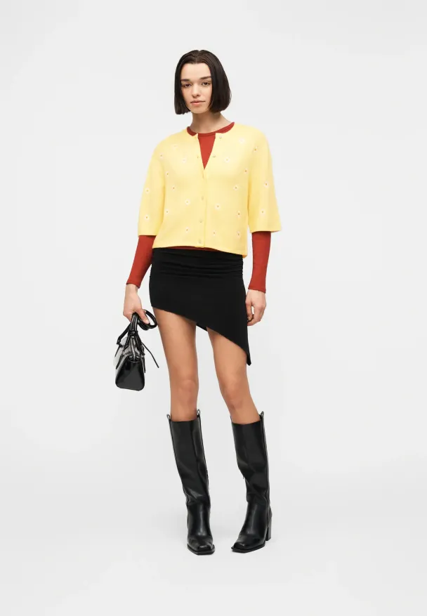 OBJThess cardigan, gul - Image 4