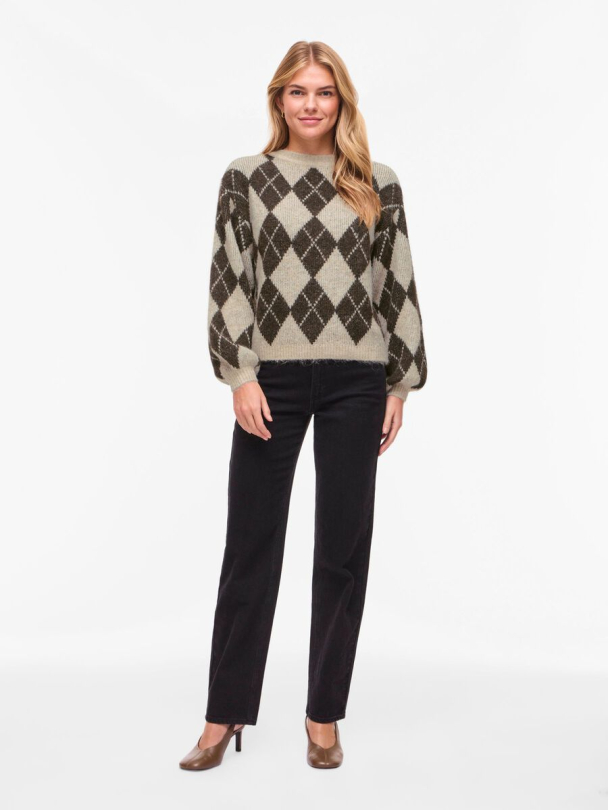 VIKarley knit pullover, brun - Image 4
