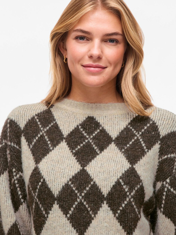 VIKarley knit pullover, brun - Image 6