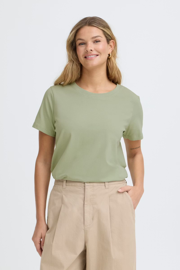 FRZashoulder tee, grønn - Image 1