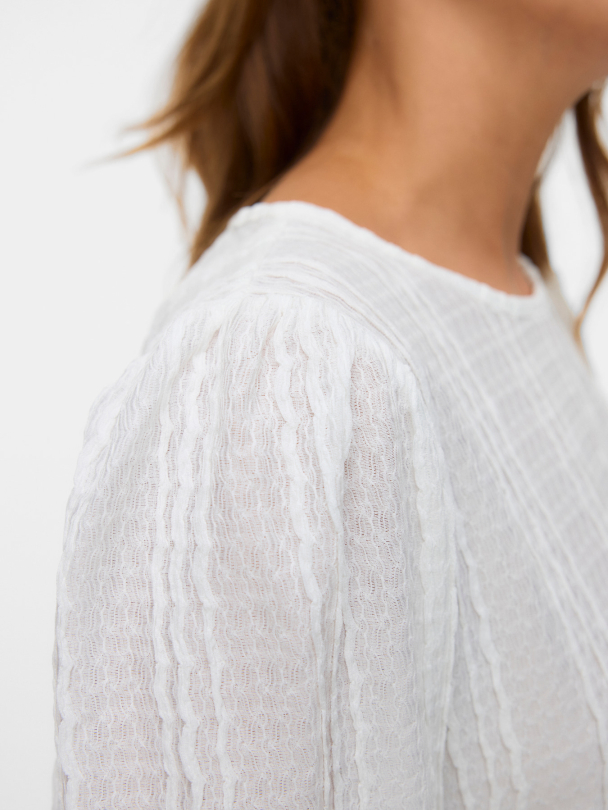 VMJASMIN LS O-NECK TOP JRS GA - Image 3