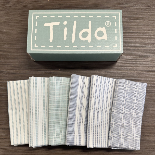 Tilda stoffpakke blå/grønn