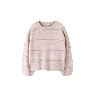 NKFDOTTO LS LOOSE KNIT