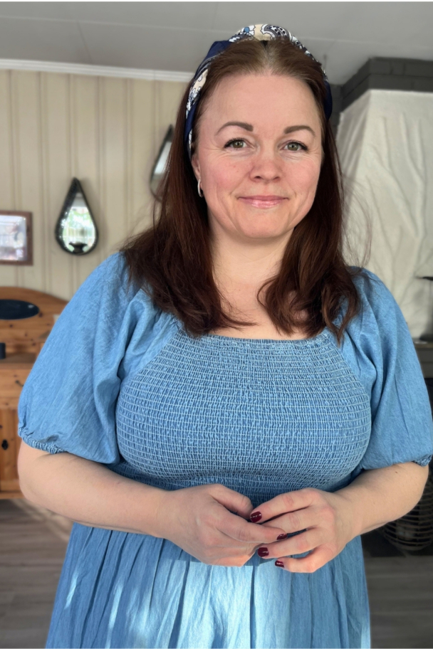 Marc Lauge Bea smock denimkjole - Image 7