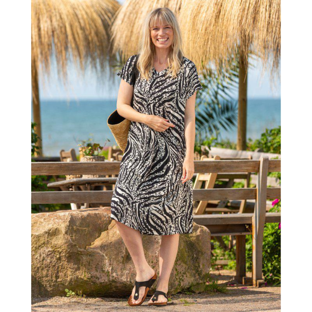 TROFÉ Zebra Leo Dress 76113 - Image 3