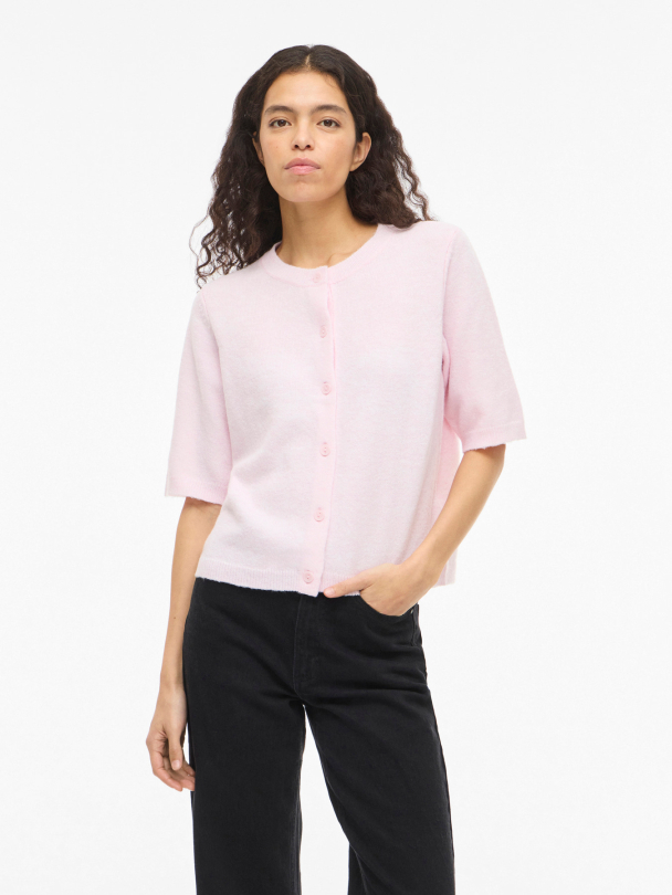 VILIGA 2/4 O-NECK KNIT CARDIGAN - NOOS - Image 2