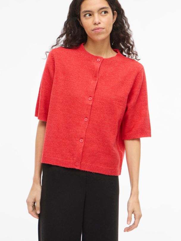 VILIGA 2/4 O-NECK KNIT CARDIGAN - NOOS - Image 2