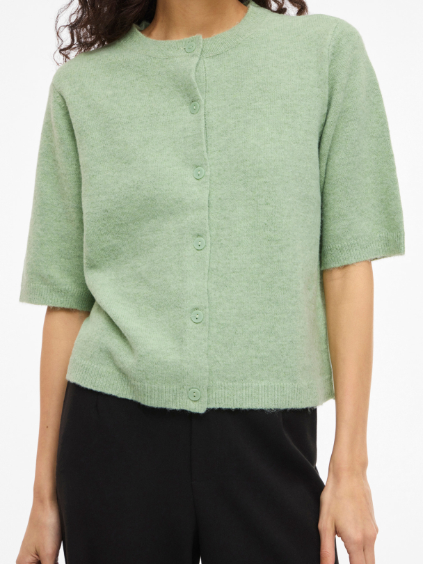 VILIGA 2/4 O-NECK KNIT CARDIGAN - NOOS - Image 3