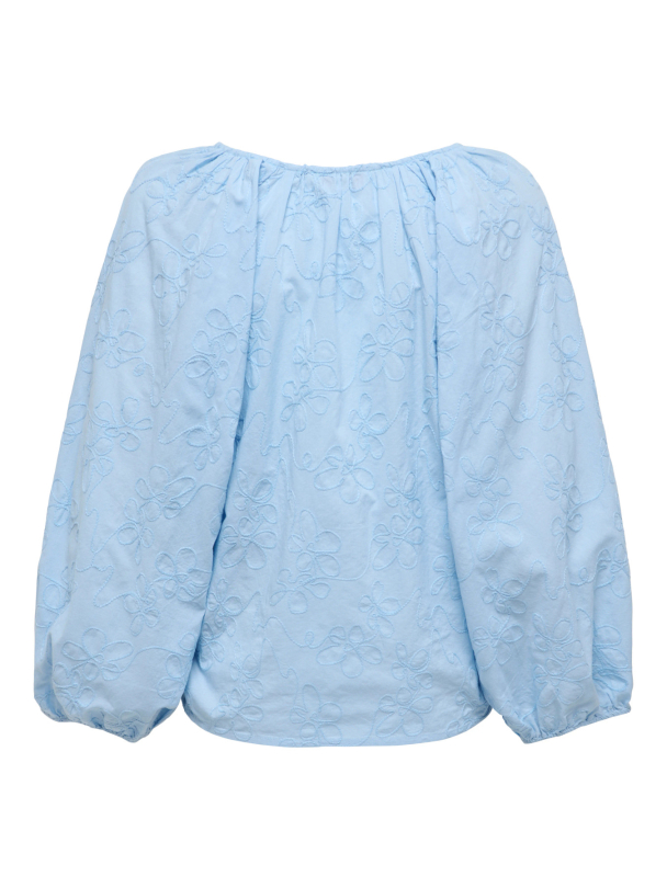 ONLZION 3/4 V-NECK EMB TOP WVN - Image 3