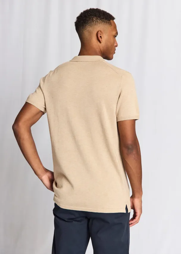 BS Baldo poloskjorte, beige - Image 3