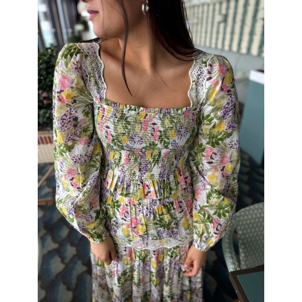 Cotton Slub Top - Summer Lilacs