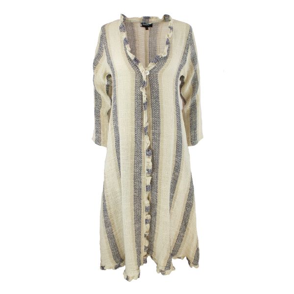 BOH&Eacute;ME  K&aring;pe med striper B13194