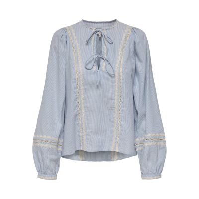 ONLMONICA ANE LS EMB TOP WVN 