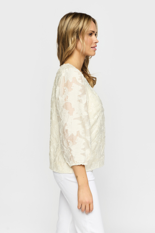 Polly Bluse Offwhite - Image 2