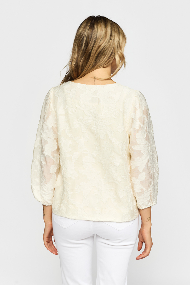 Polly Bluse Offwhite - Image 3
