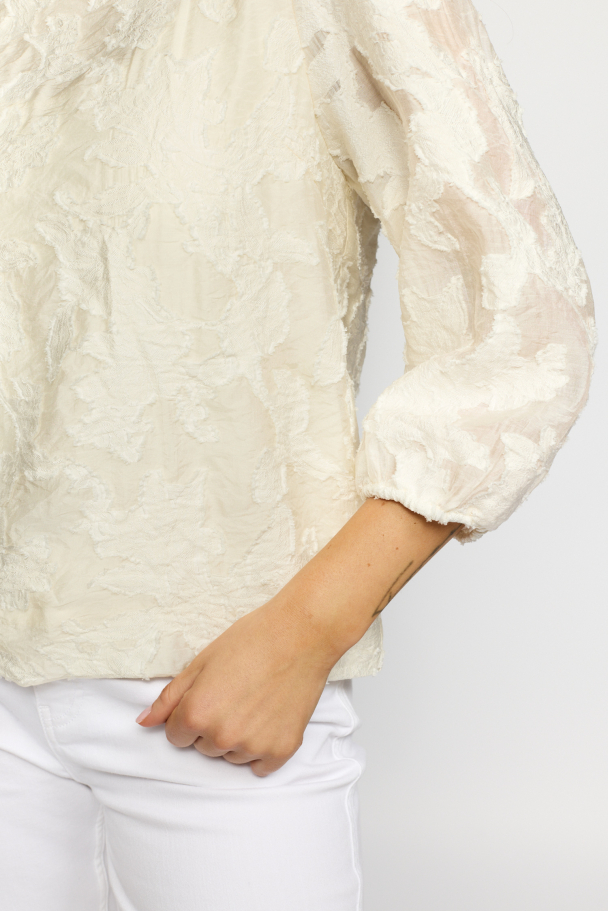 Polly Bluse Offwhite - Image 4