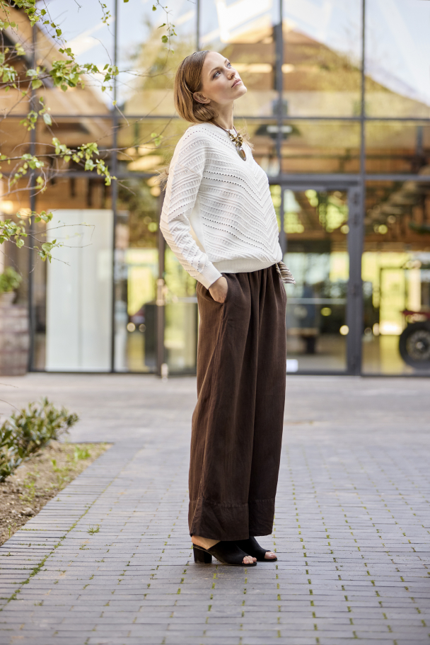 Genser Bomull 4154 Offwhite - Image 3