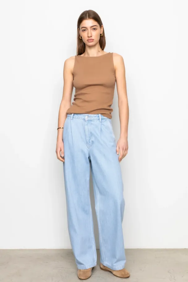 PEGGY RIB BOATNECK TOP  - Image 4