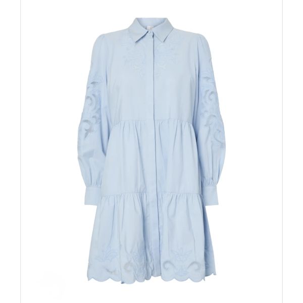 Zimia Shirt Dress- Skyway